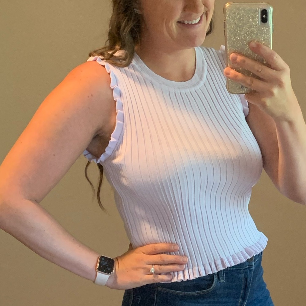 Women's Ruffle Stretch Tank